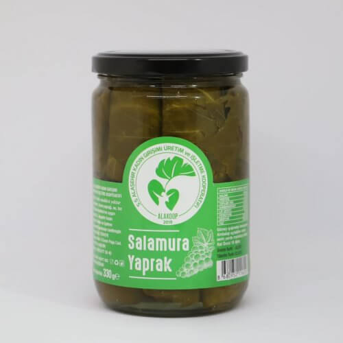 400 Gr. Cam Kavanozda Salamura Yaprak