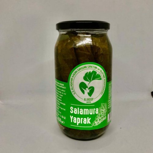 650 Gr. Cam Kavanozda Salamura Yaprak