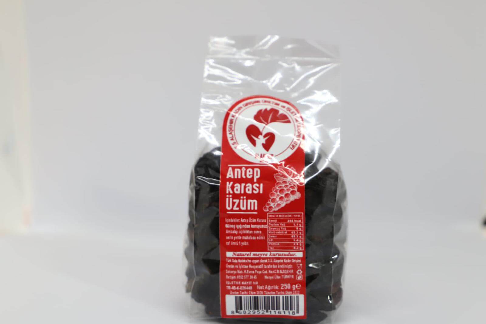 250 Gr Antep Karası Kuru Üzüm